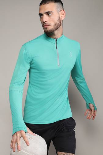 Men's mint green basic activewear t-shirt
