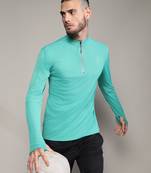 Men's mint green basic activewear t-shirt
