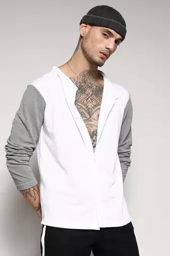 Campus sutra men's colourblocked regular fit shirt
