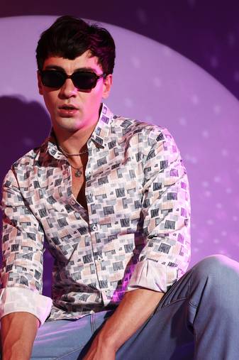 Campus sutra men's multicolour printed regular fit casual shirt