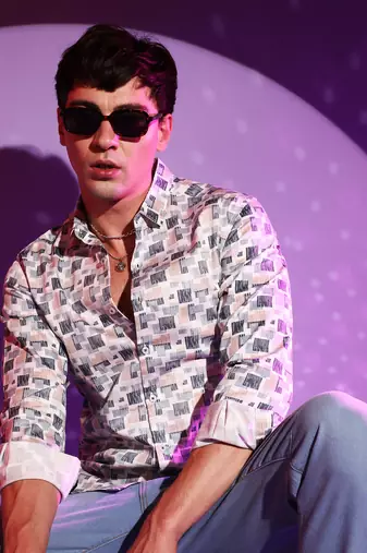 Campus sutra men's multicolour printed regular fit casual shirt