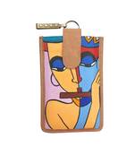 Bhamini Hand Painted Mobile Cover (Multicolour)