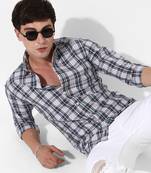 Men's tartan plaid button up shirt