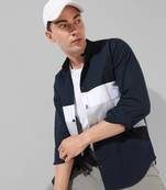 Men's multicolour colourblocked casual shirt