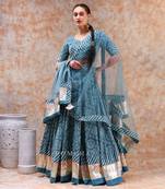 Dil Kash Powder Blue Lehenga Set