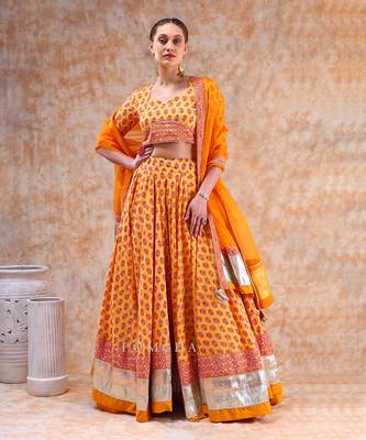Dil Kash Yellow Lehenga Set 1