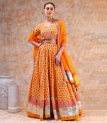 Dil Kash Yellow Lehenga Set