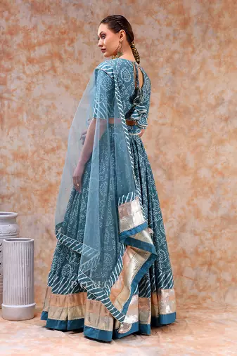 Dil Kash Powder Blue Lehenga Set