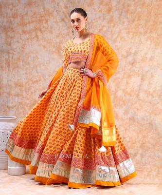 Dil Kash Yellow Lehenga Set 2