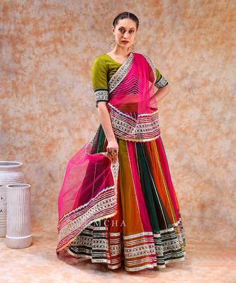Dil Kash Multicolor Lehenga Set 2