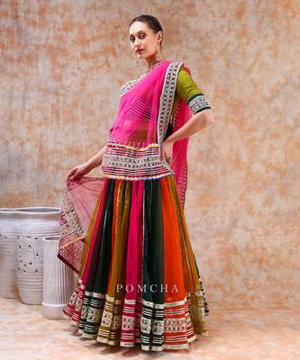 Dil Kash Multicolor Lehenga Set 3