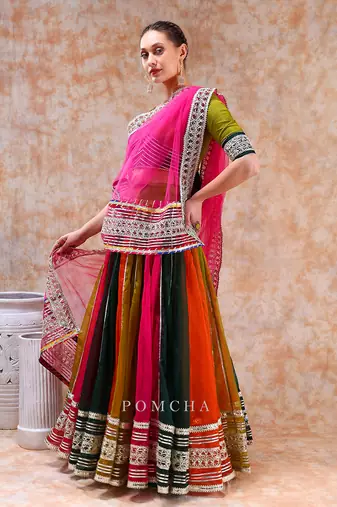 Dil Kash Multicolor Lehenga Set