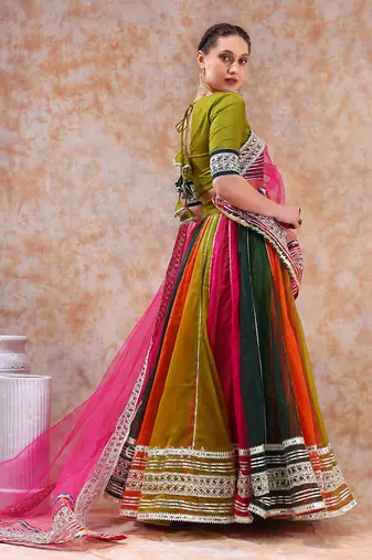 Dil Kash Multicolor Lehenga Set