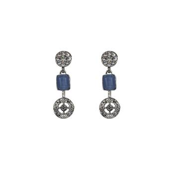 Light blue stone necklace set 3