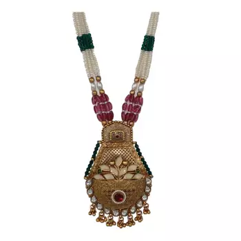 Traditional beaded necklace set 3