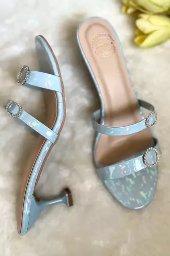 Blue diamond heels