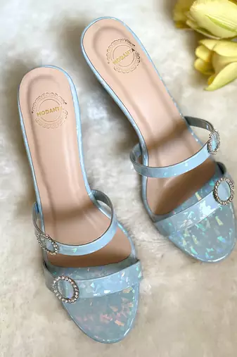 Blue diamond heels