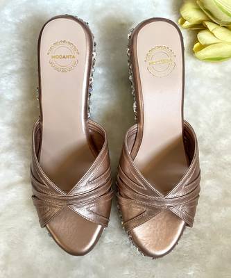 Rose gold wedges 5