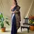Blue Soft Silk Weaving Jacquard Jari Ethnic Partywear Saree