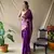 Purple Soft Silk Weaving Jacquard Jari Ethnic Partywear Saree