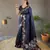 Weaving Jacquard Jari Blue Soft Silk c Ethnic Ceremonial Wear Saree