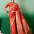 Orange Woven Jacquard Ethnic Partywear Traditional Saree