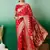 Graceful Red Zari Woven Elegant Traditional Looks Partywear Saree