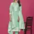 Sea green colour resham baadla work for graceful festive wear ethnic salwar kameez