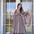 Beautifuly designed mauve colour cotton fabric ethnic and girlish trendy partywear dress