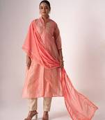 Pink colour heavy wedding reception dress for perfect bridesmaid look