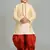 embroidery work tasar dupion silk kurta and patiyala set for boys
