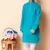 embroidery work rama green cotton kurta and pajama set for boys