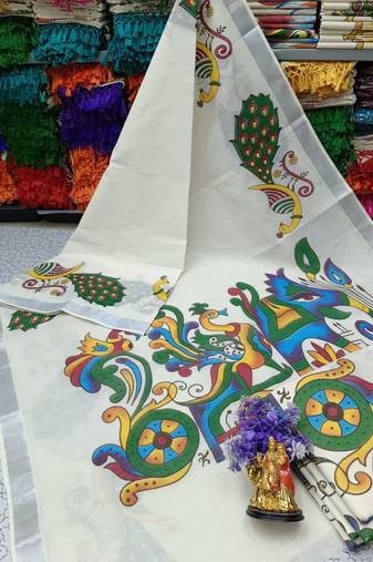 Double side multi color silver border