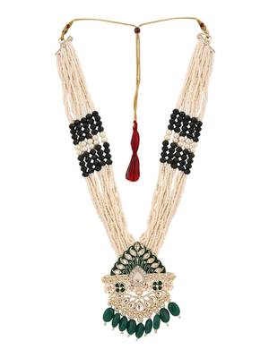 Anikas creation green jewellery set for timeless sophistication 4