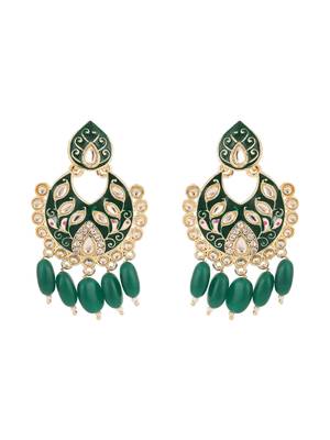 Anikas creation green jewellery set for timeless sophistication 5