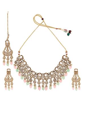 Anika's creation pink jewellery set for timeless beauty 3