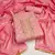 Pink Jacquard Woven Unstitched Dress Material