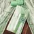 Green Chanderi Cotton Embroidered Unstitched Dress Material