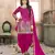 Pink embroidered tapeta silk semi stitched salwar suit