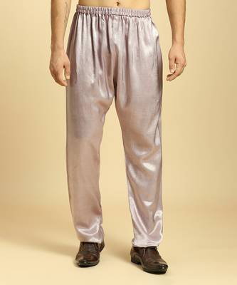 Lilac embroidered kurta with pant 5
