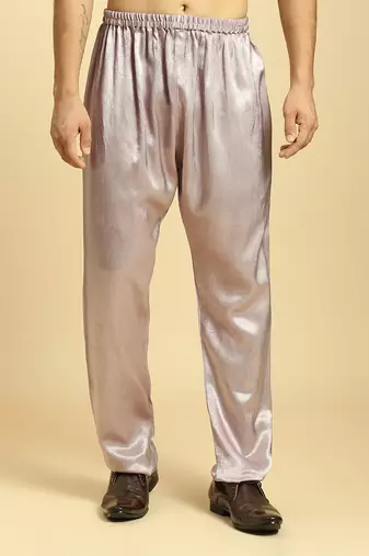 Lilac embroidered kurta with pant