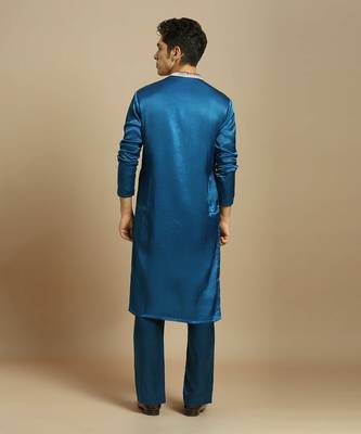 Blue kurta with pant 3