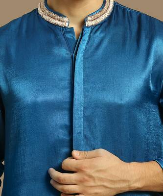 Blue kurta with pant 4