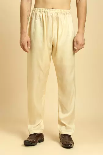 Beige/blue ombre kurta with beige pant