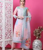 multiColorcotton digital printed dress material