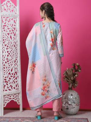 multiColorcotton digital printed dress material 2
