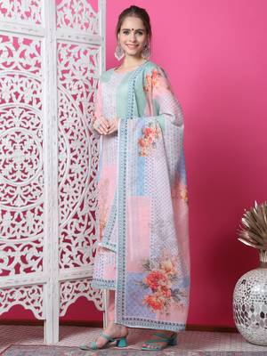 multiColorcotton digital printed dress material 3