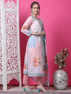 multiColorcotton digital printed dress material 4