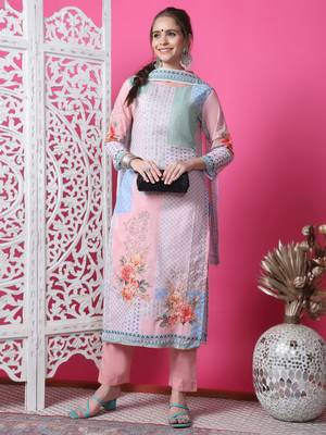 multiColorcotton digital printed dress material 5