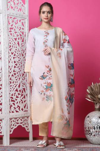 multiColorcotton digital printed dress material